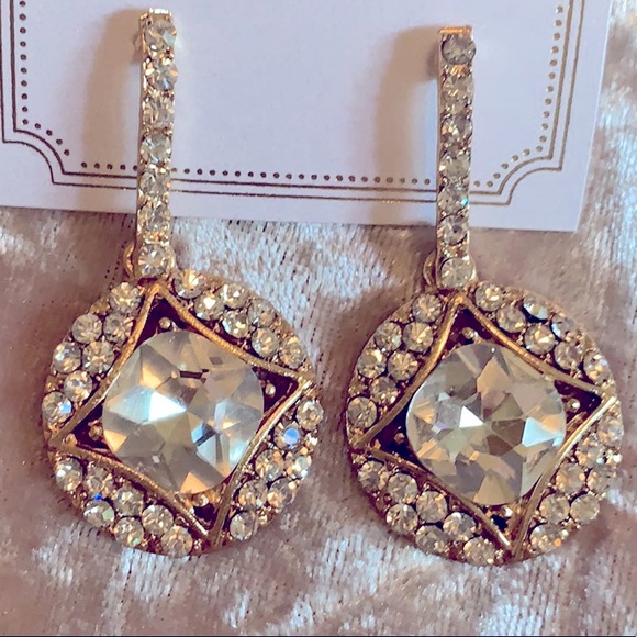 NEW 💗 Gorgeous Bling Crystal Drop Earrings - Picture 3 of 15
